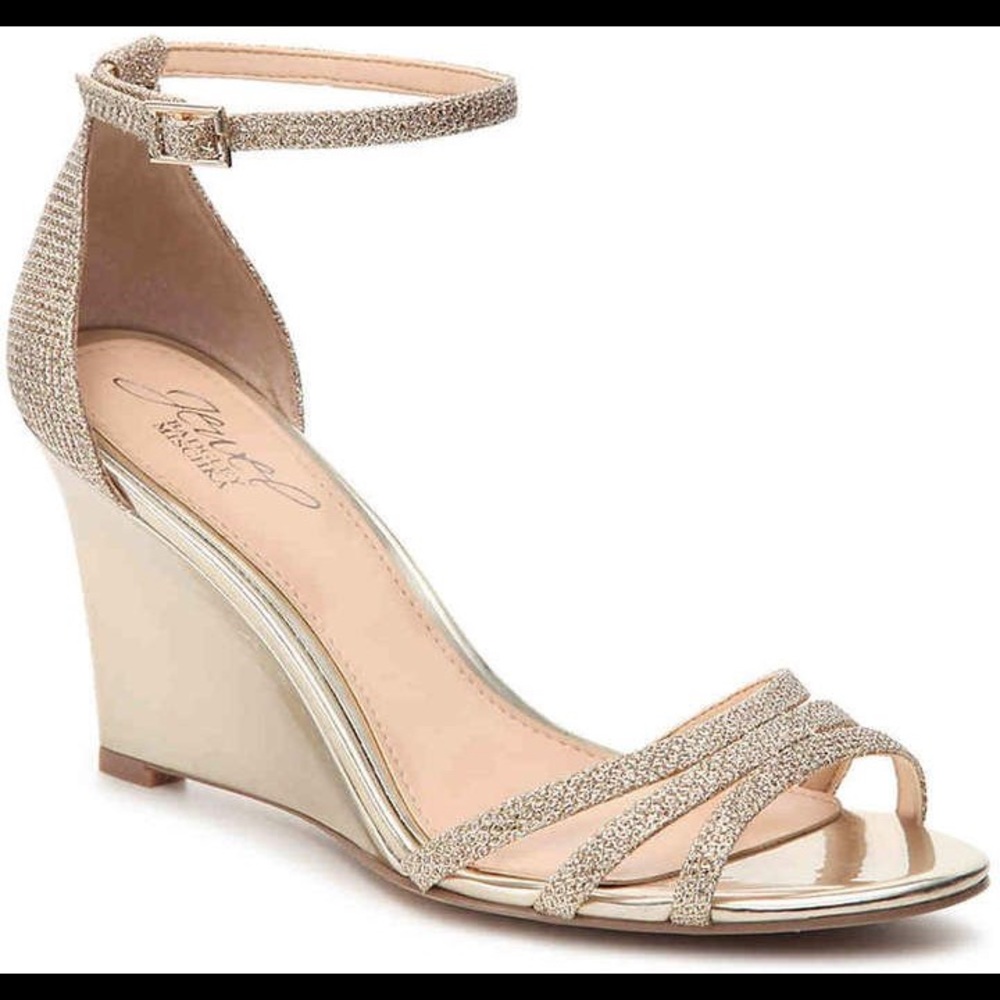 Jewel Badgley Mischka Antonette Wedge Sandal
